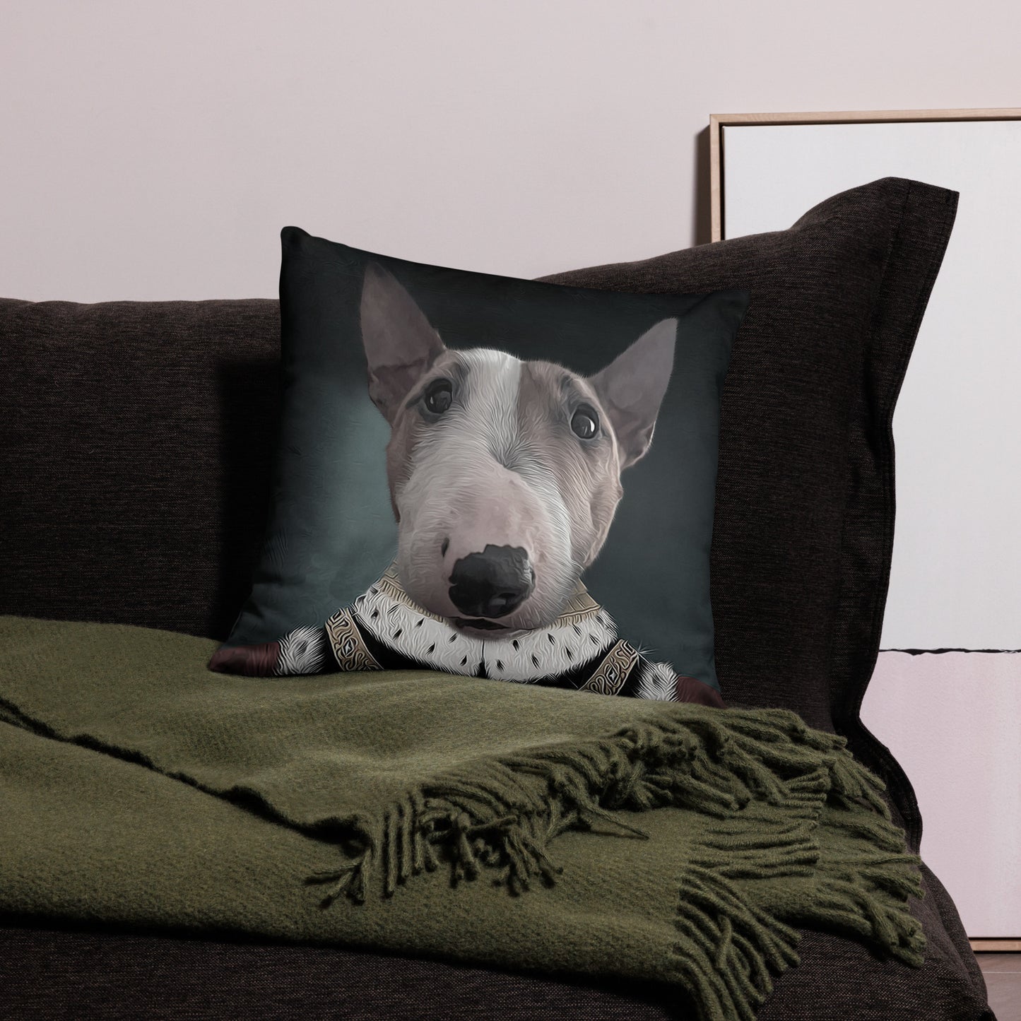 Bullterrieri Koristetyynynpäällinen, The King