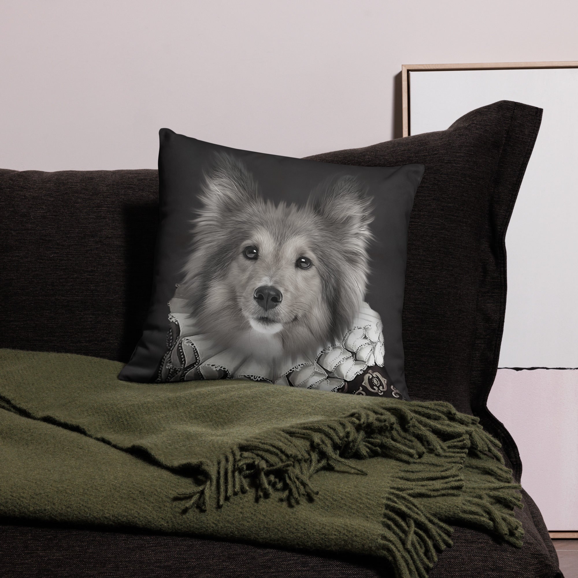 Shetlanninlammaskoira Koristetyynynpäällinen, The King