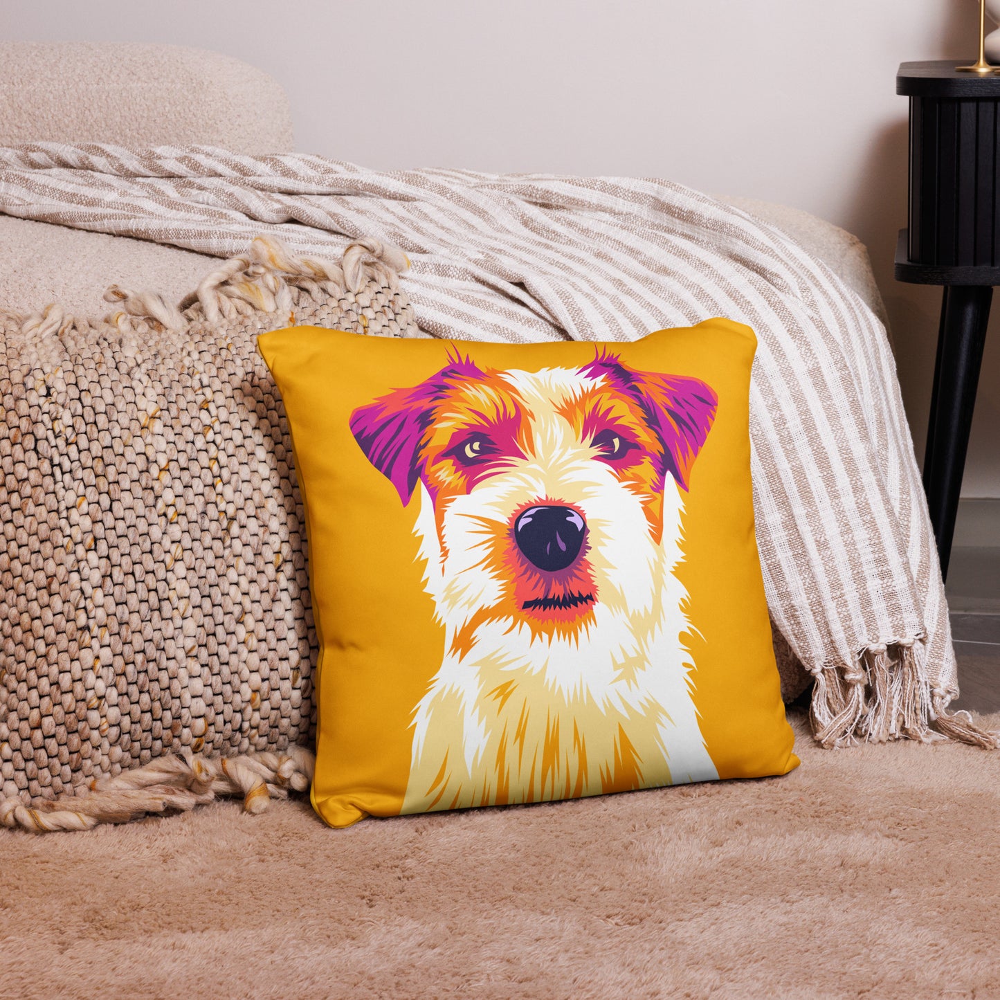 Jackursselinterrieri Koristetyynynpäällinen, Pop Art