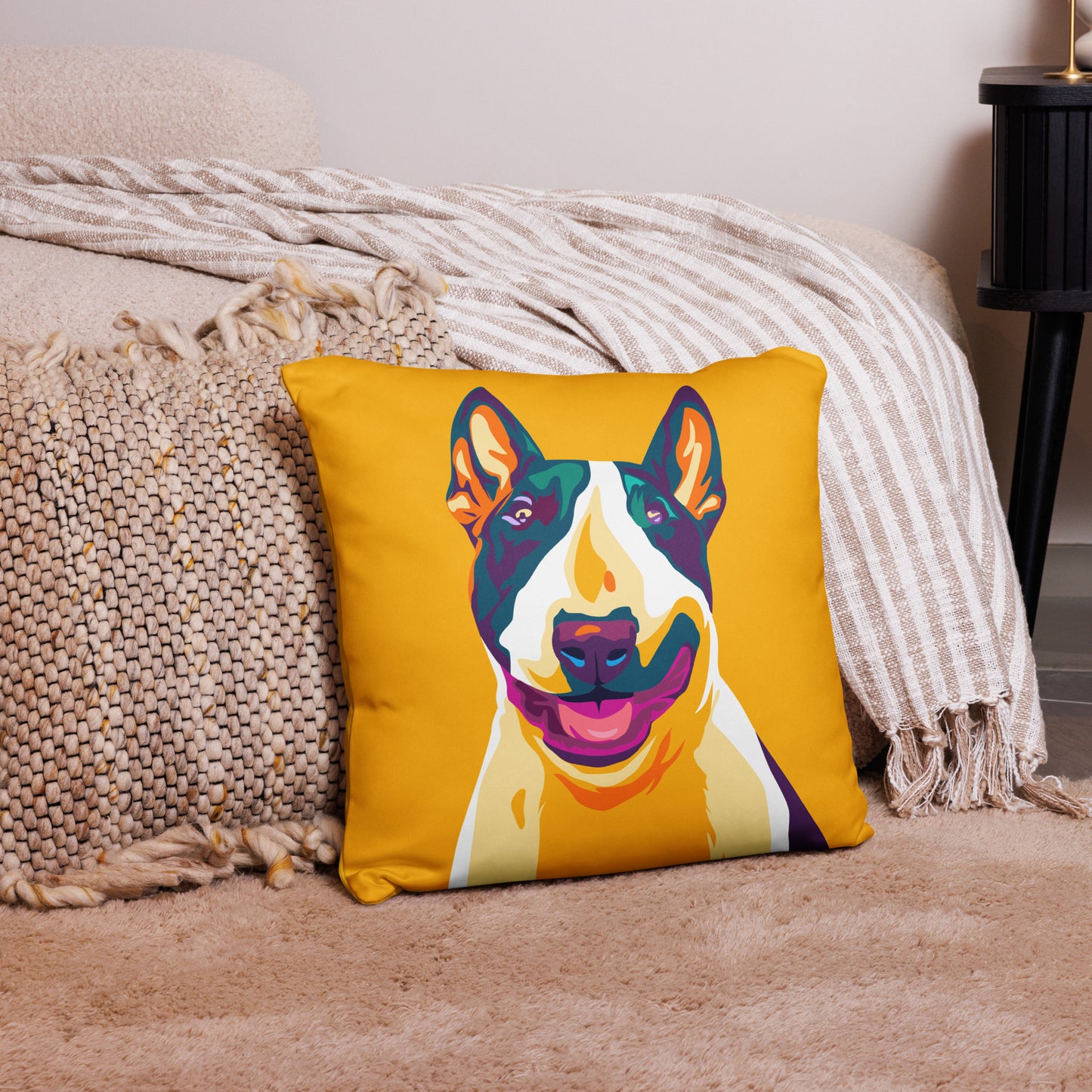 Bullterrieri Koristetyynynpäällinen, Pop Art