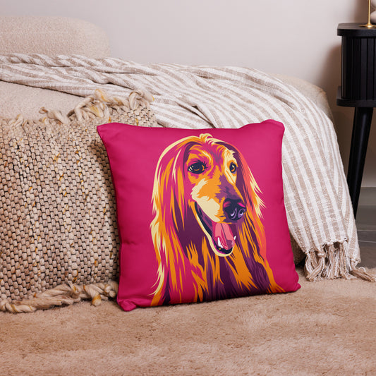 Afgaaninvinttikoira Koristetyynynpäällinen, Pop Art