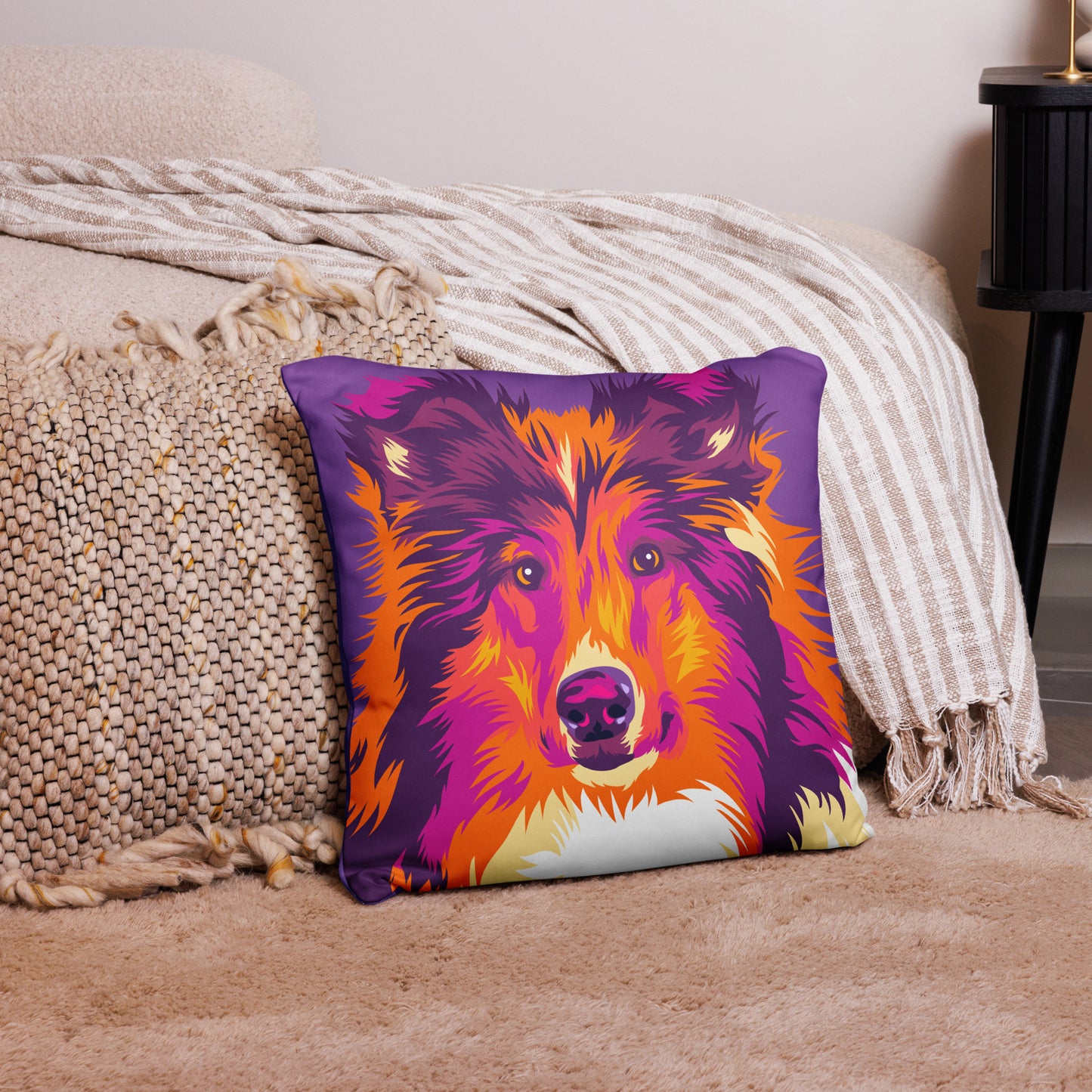 Collie Koristetyynynpäällinen, Pop Art