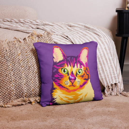 Maatiaiskissa Misse Koristetyynynpäällinen, Pop Art