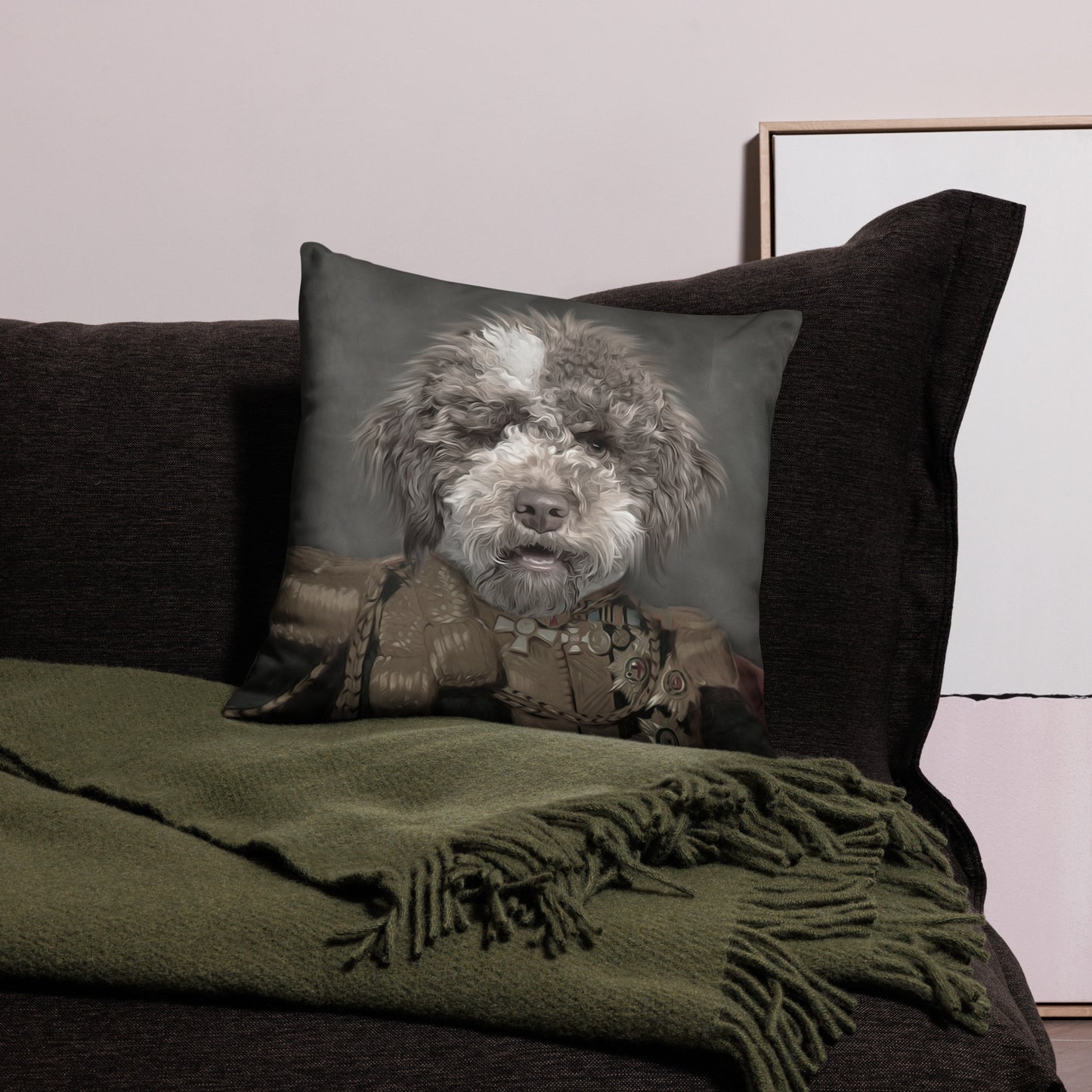 Lagotto Romagnolo Koristetyynynpäällinen, The King