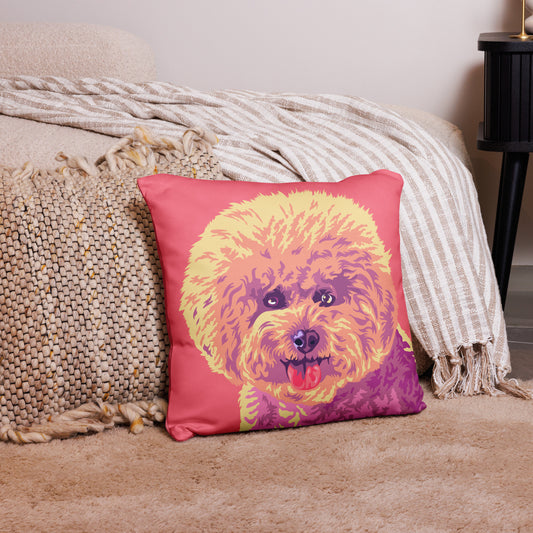 Bichon Frisé Koristetyynynpäällinen, Pop Art