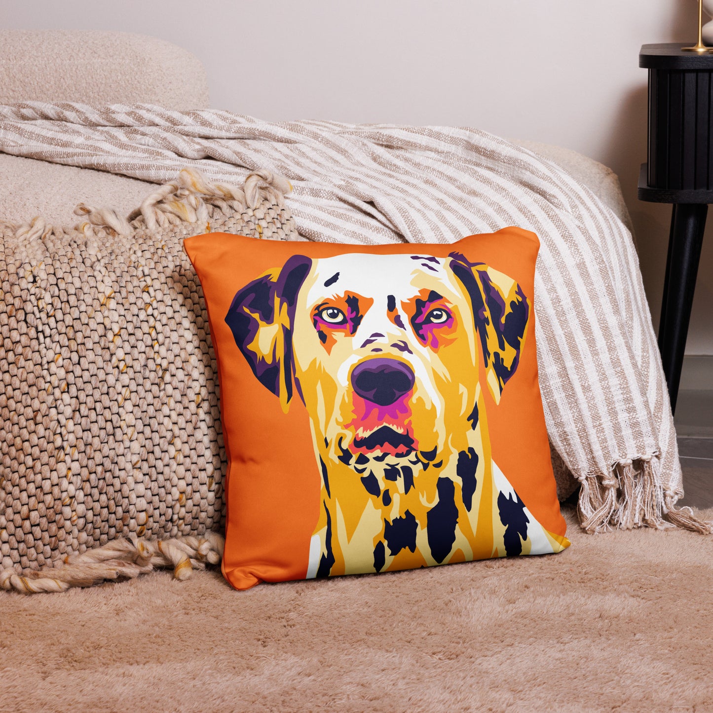 Dalmatiankoira Koristetyynynpäällinen, Pop Art