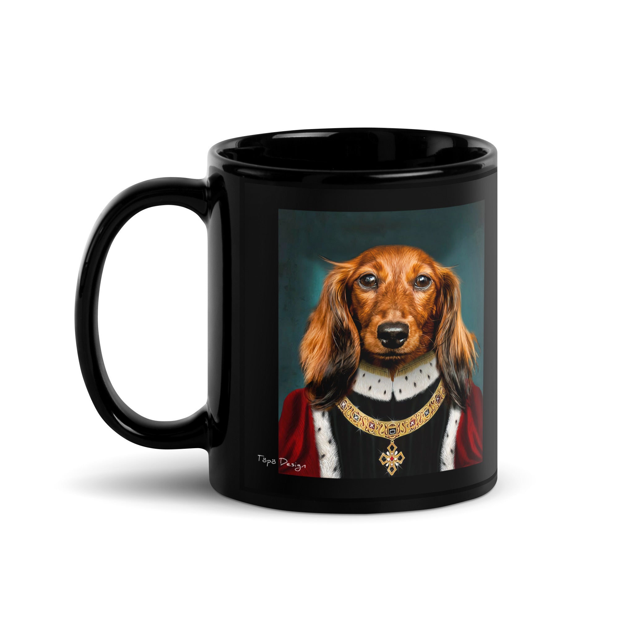 Pitkäkarvainen mäyräkoira Muki, The King