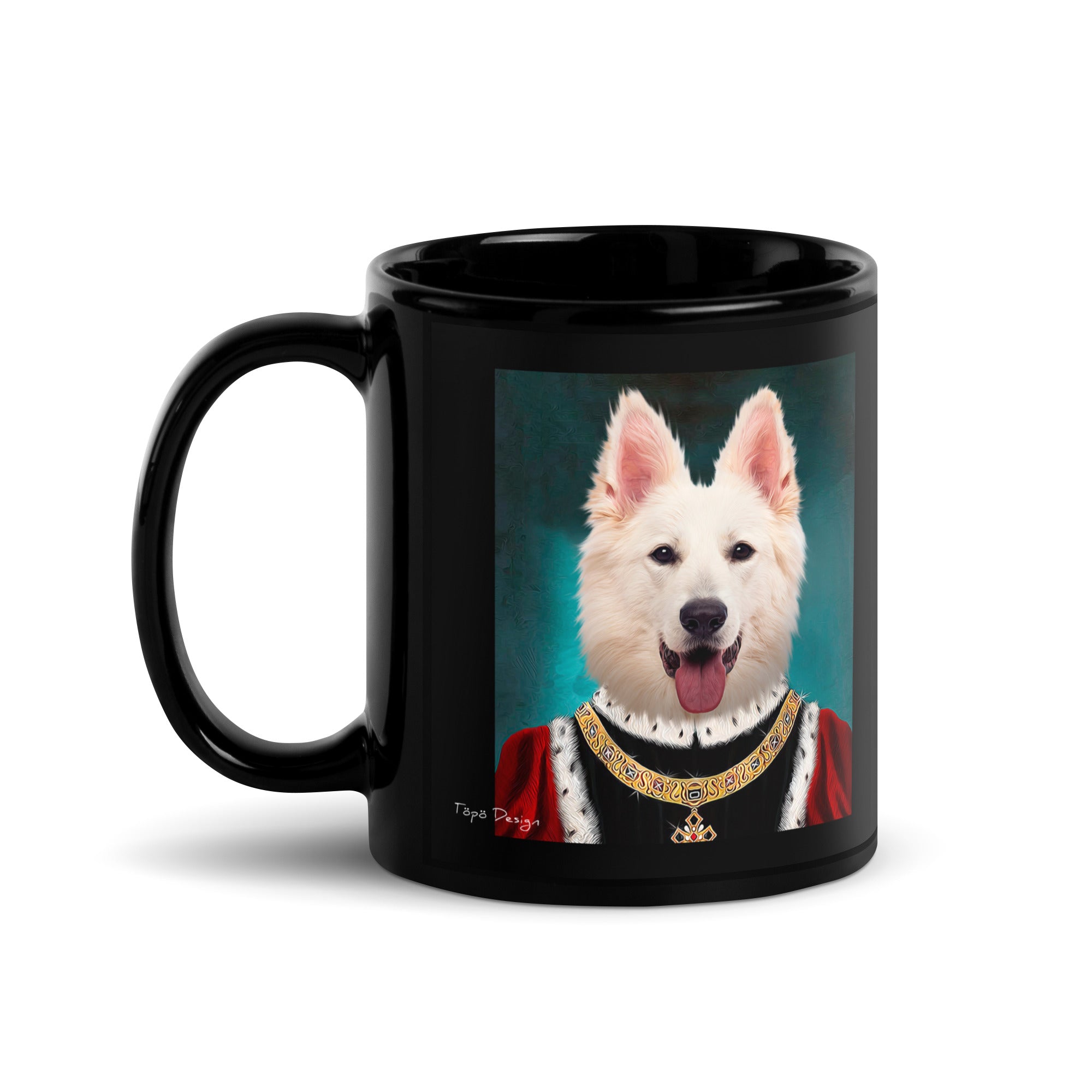 Valkoinen paimenkoira muki, The King
