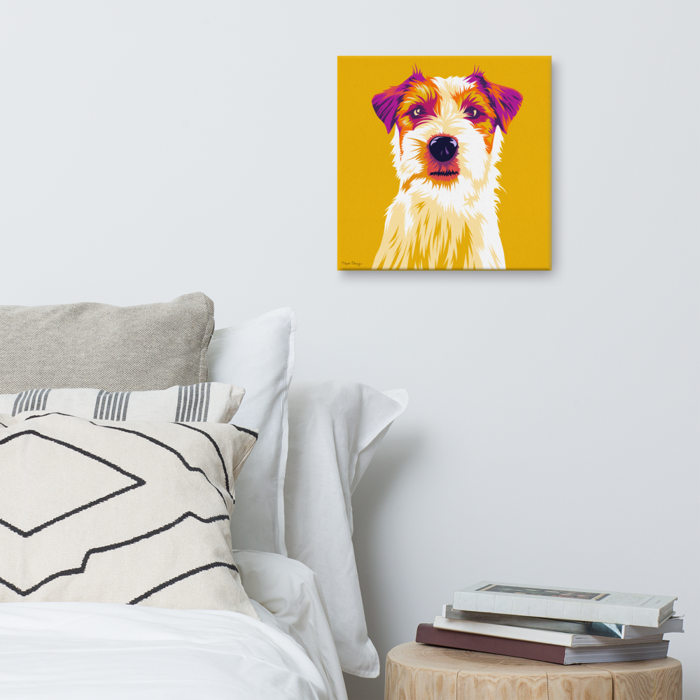 Jackrusselinterrieri Canvas-taulu, Pop Art
