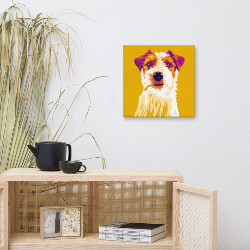 Jackrusselinterrieri Canvas-taulu, Pop Art