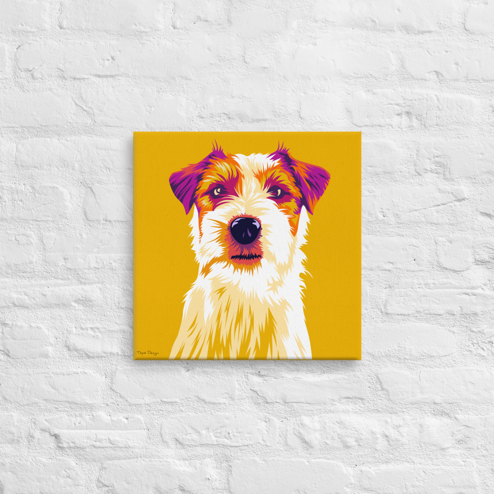 Jackrusselinterrieri Canvas-taulu, Pop Art