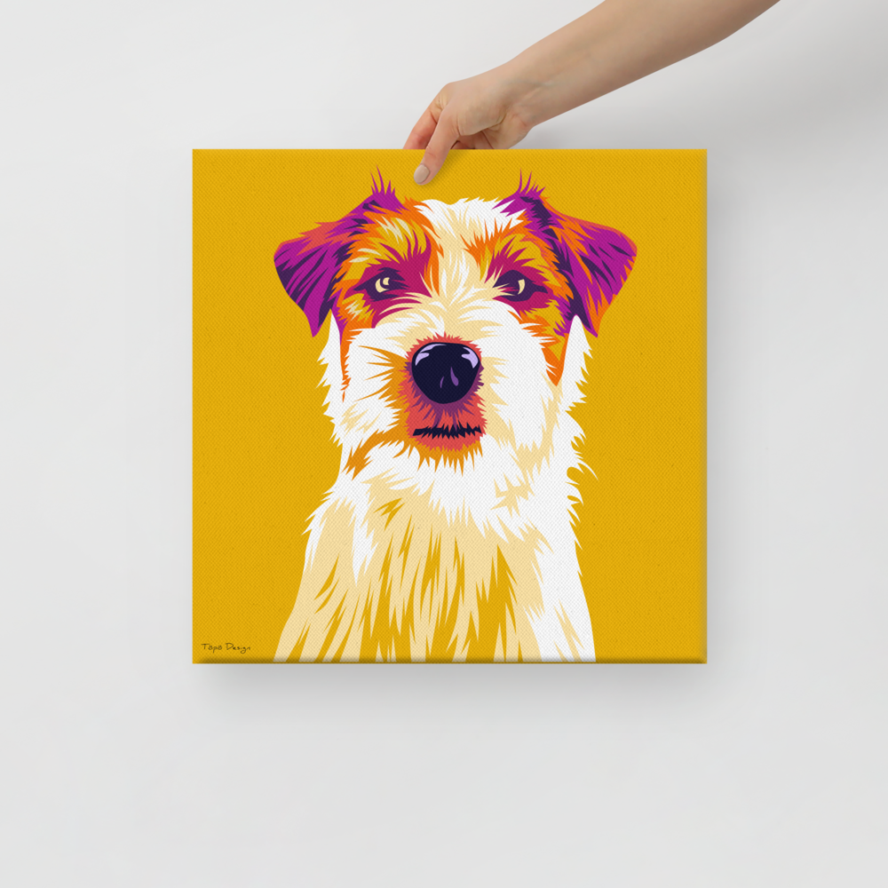 Jackrusselinterrieri Canvas-taulu, Pop Art