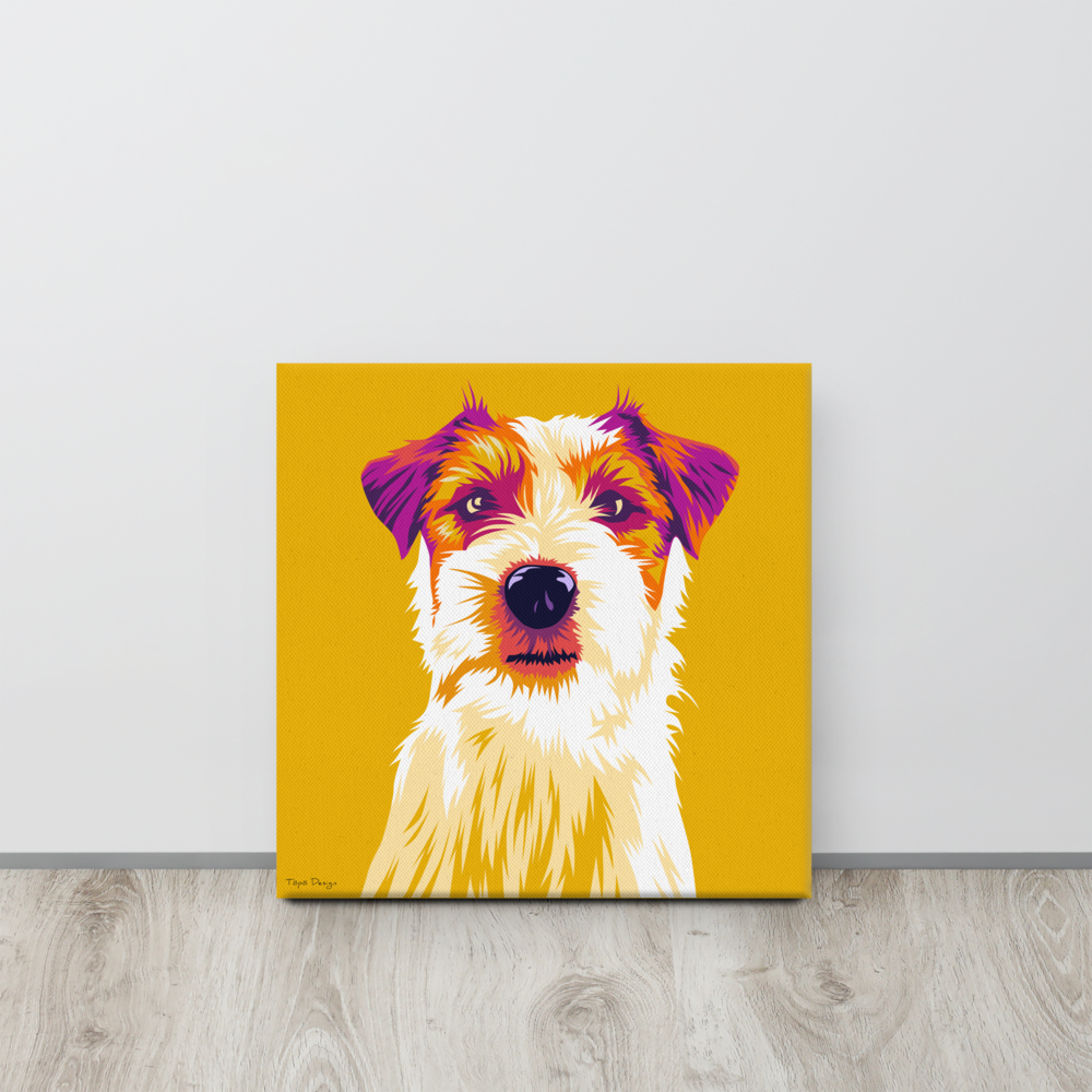 Jackrusselinterrieri Canvas-taulu, Pop Art