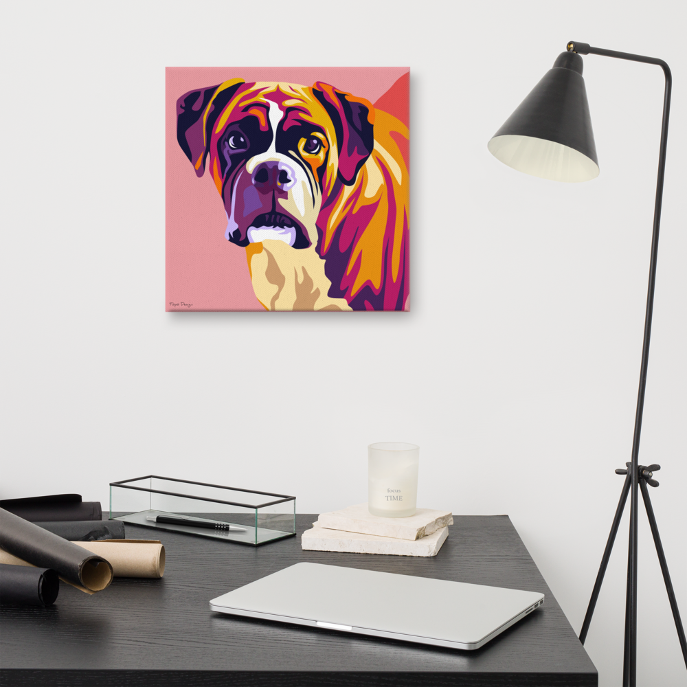 Bokseri Canvas-taulu, Pop Art