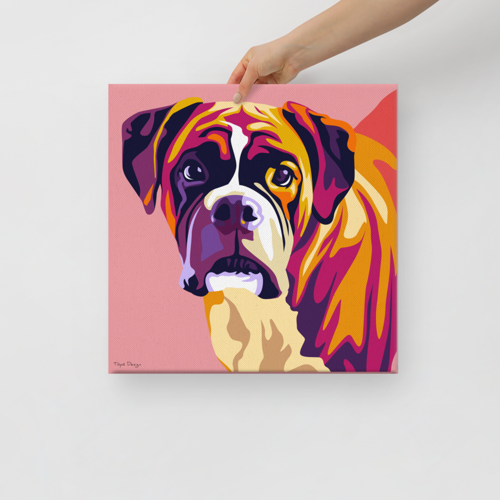 Bokseri Canvas-taulu, Pop Art