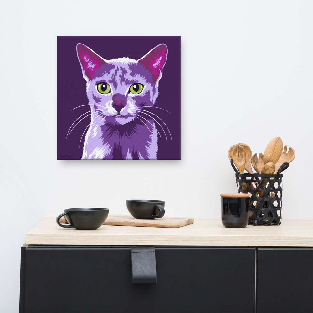 Venäjänsininen Canvas-taulu, Pop Art