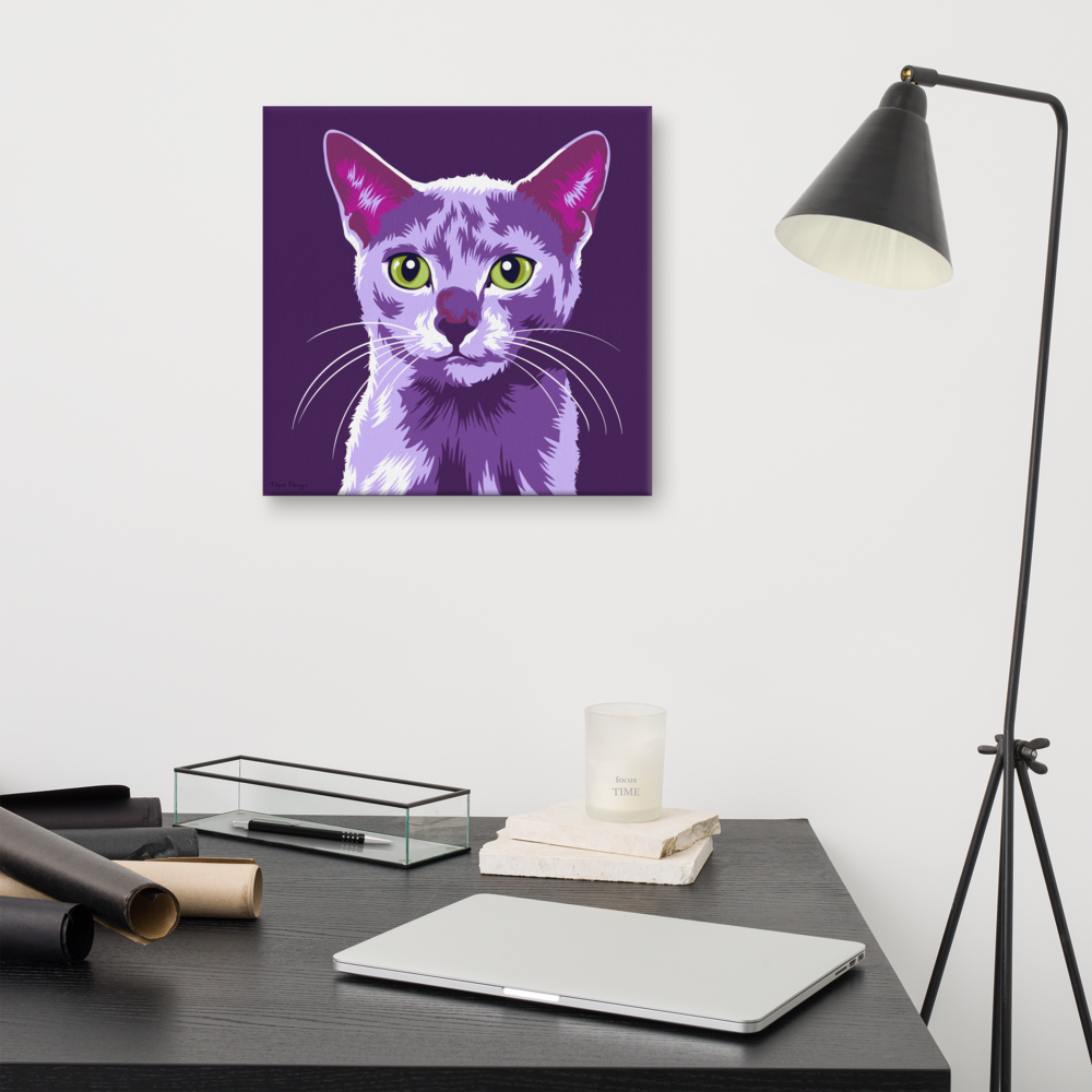 Venäjänsininen Canvas-taulu, Pop Art