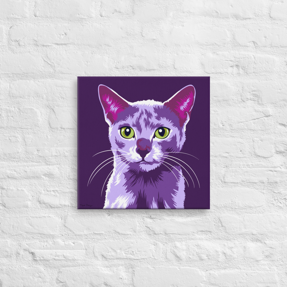 Venäjänsininen Canvas-taulu, Pop Art