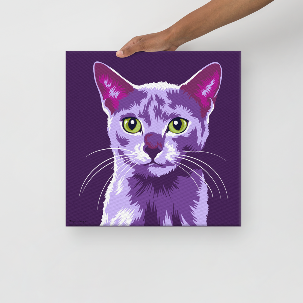 Venäjänsininen Canvas-taulu, Pop Art