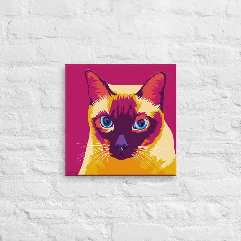 Siamilainen Canvas-taulu, Pop Art