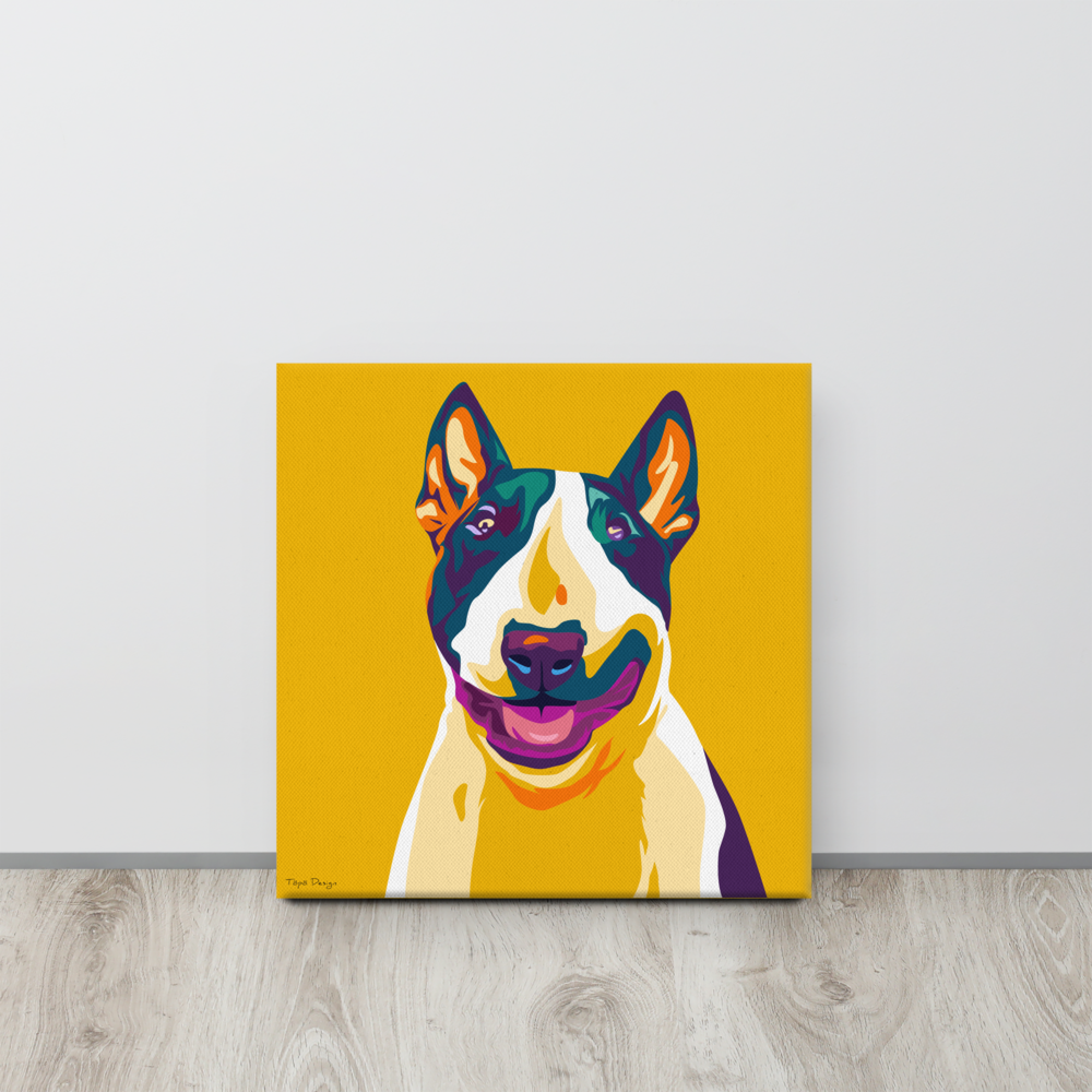 Bullterrieri Canvas-taulu, Pop Art