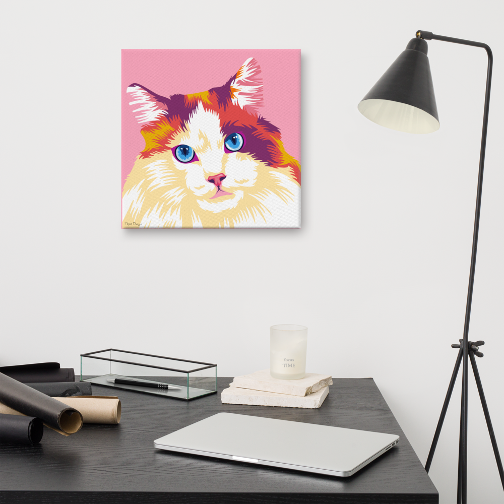 Ragdoll Canvas-taulu, Pop Art