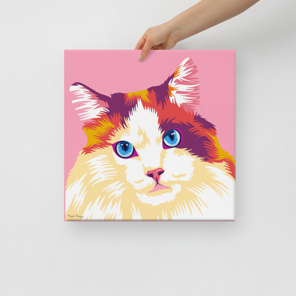 Ragdoll Canvas-taulu, Pop Art