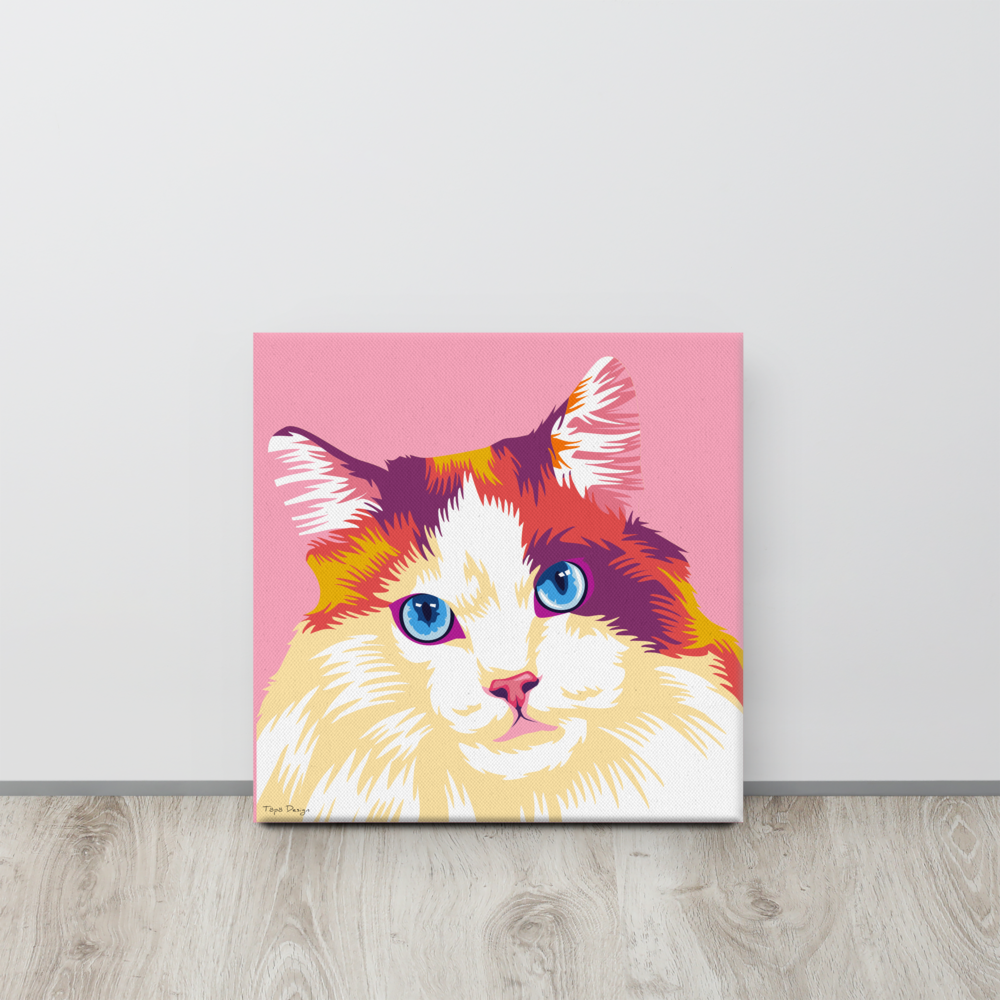 Ragdoll Canvas-taulu, Pop Art