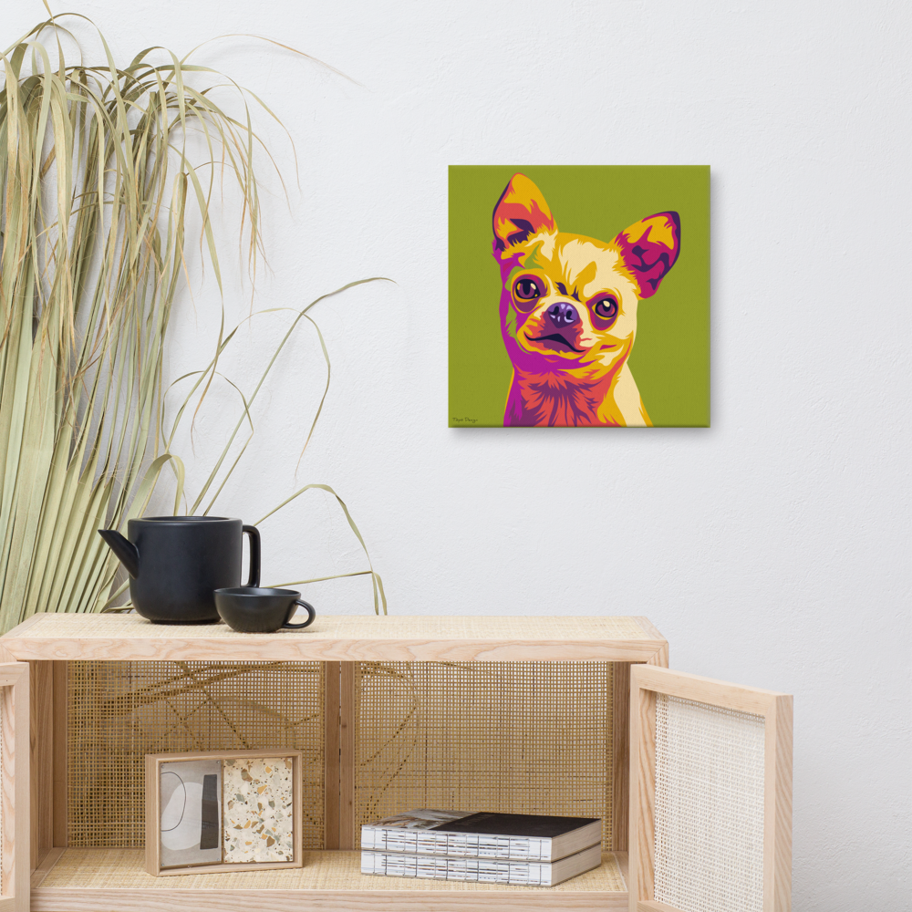 Chihuahua Canvas-taulu, Pop Art