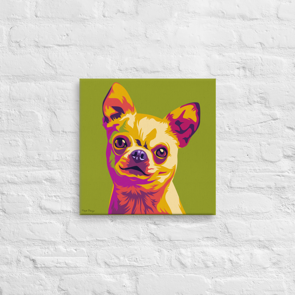 Chihuahua Canvas-taulu, Pop Art