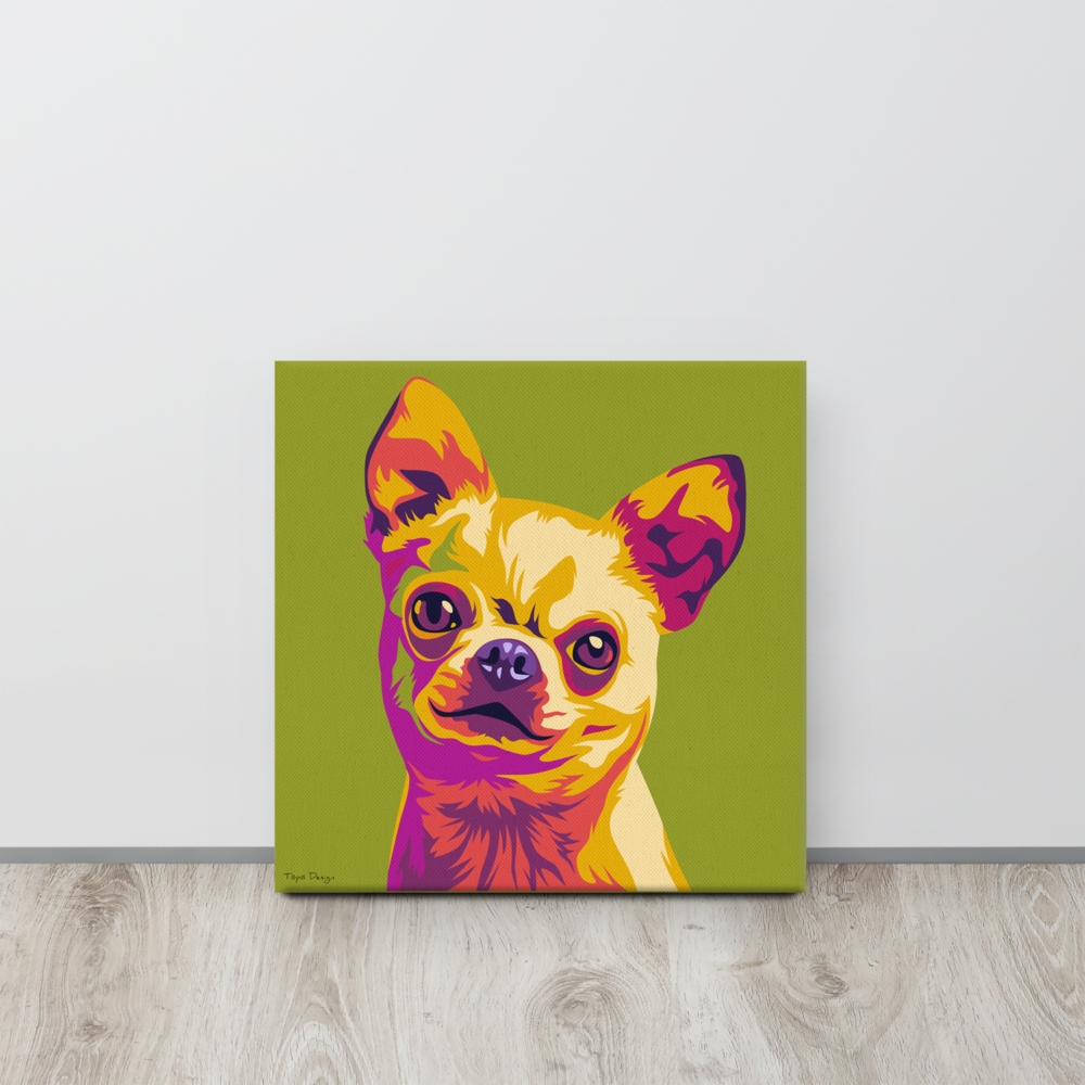 Chihuahua Canvas-taulu, Pop Art