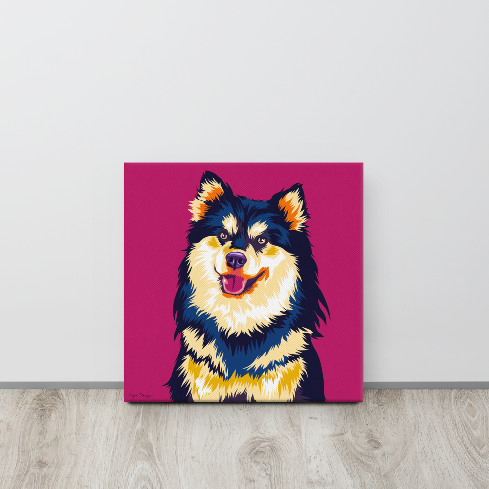 Lapinkoira Canvas-taulu, Pop Art