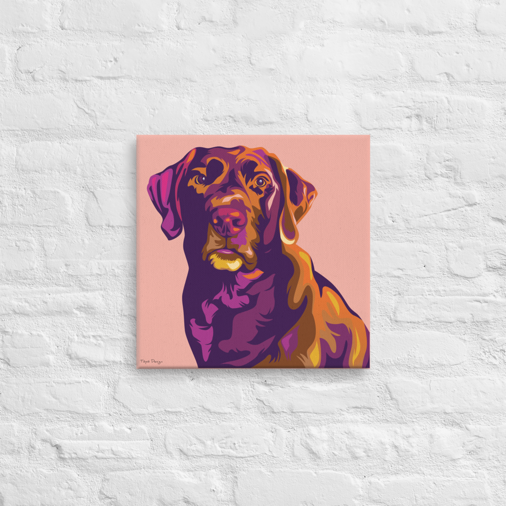 Labradorinnoutaja Canvas-taulu, Pop Art