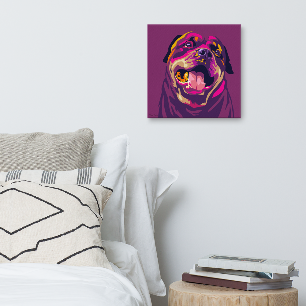 Rottweiler Canvas-taulu, Pop Art