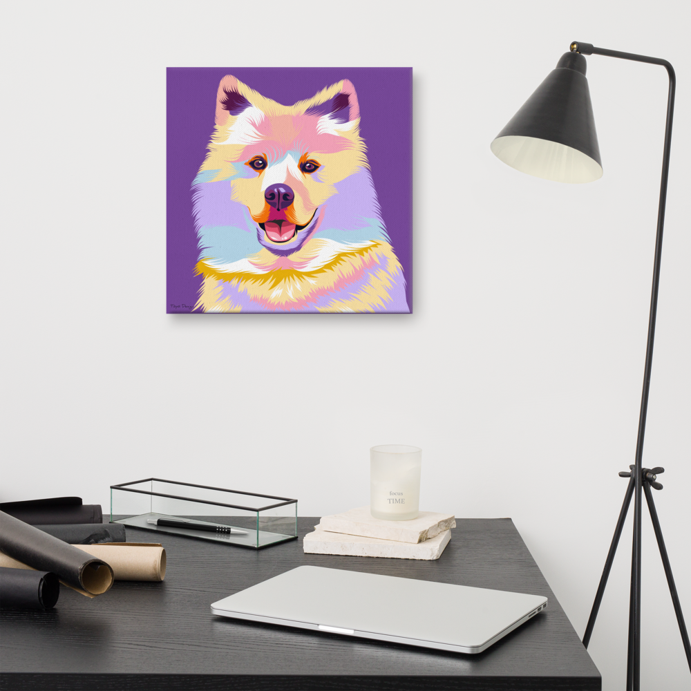 Samojedi Canvas-taulu, Pop Art