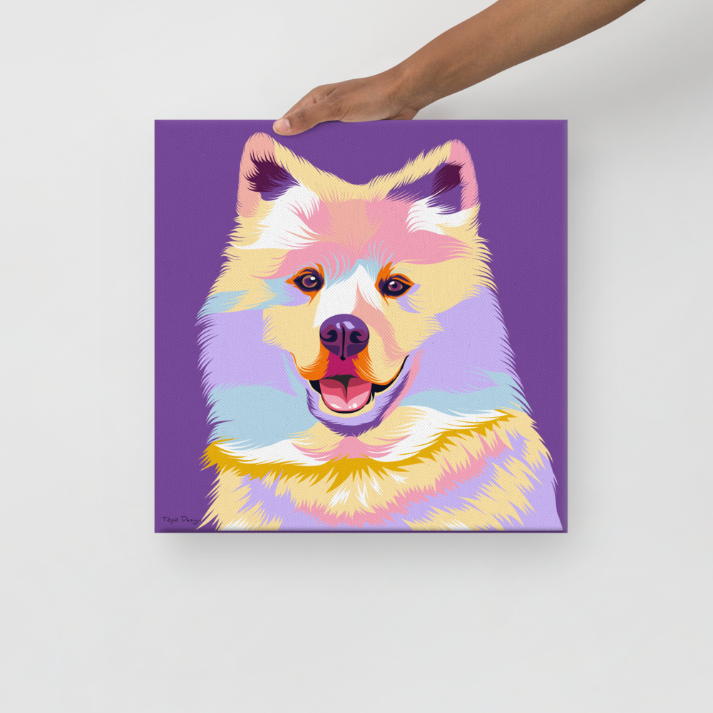 Samojedi Canvas-taulu, Pop Art
