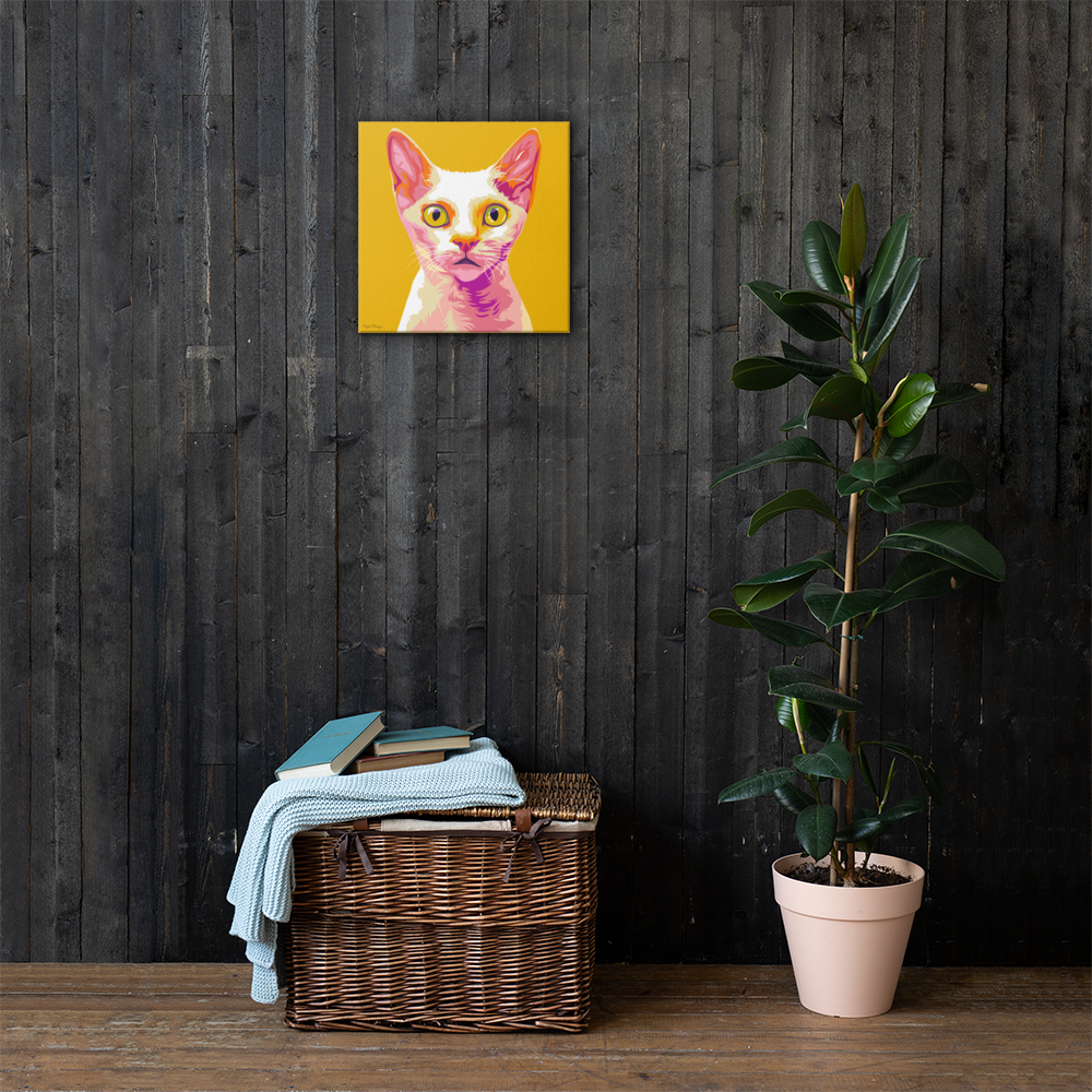 Devon Rex Canvas-taulu, Pop Art