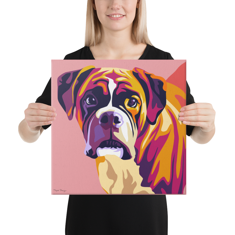 Bokseri Canvas-taulu, Pop Art