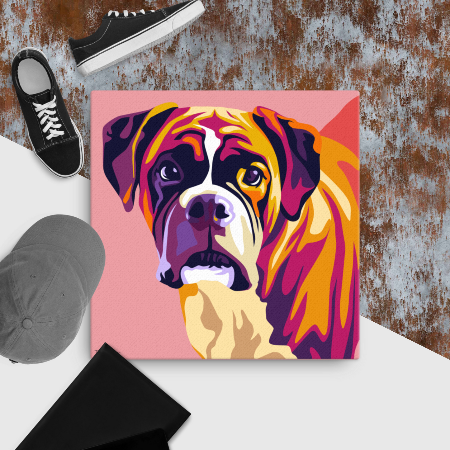Bokseri Canvas-taulu, Pop Art