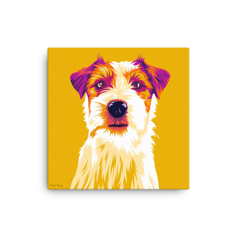 Jackrusselinterrieri Canvas-taulu, Pop Art