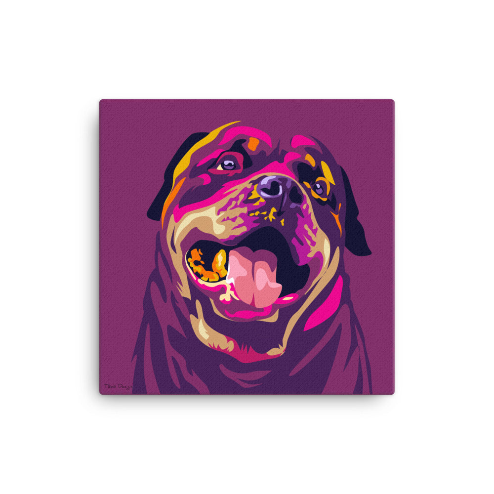 Rottweiler Canvas-taulu, Pop Art