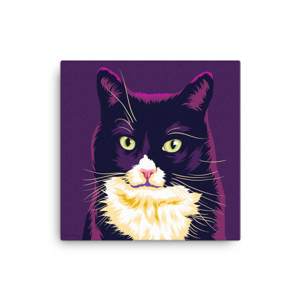 Maatiaiskissa Manu Canvas-taulu, Pop Art