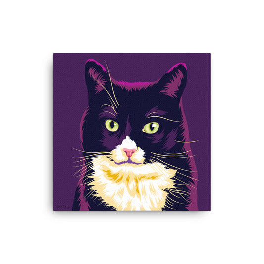 Maatiaiskissa Manu Canvas-taulu, Pop Art