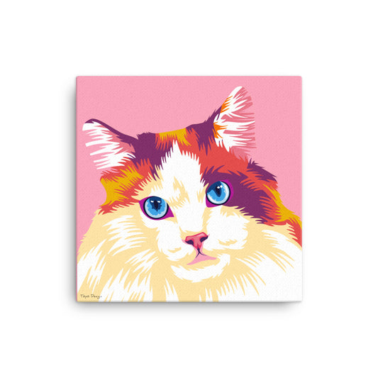 Ragdoll Canvas-taulu, Pop Art