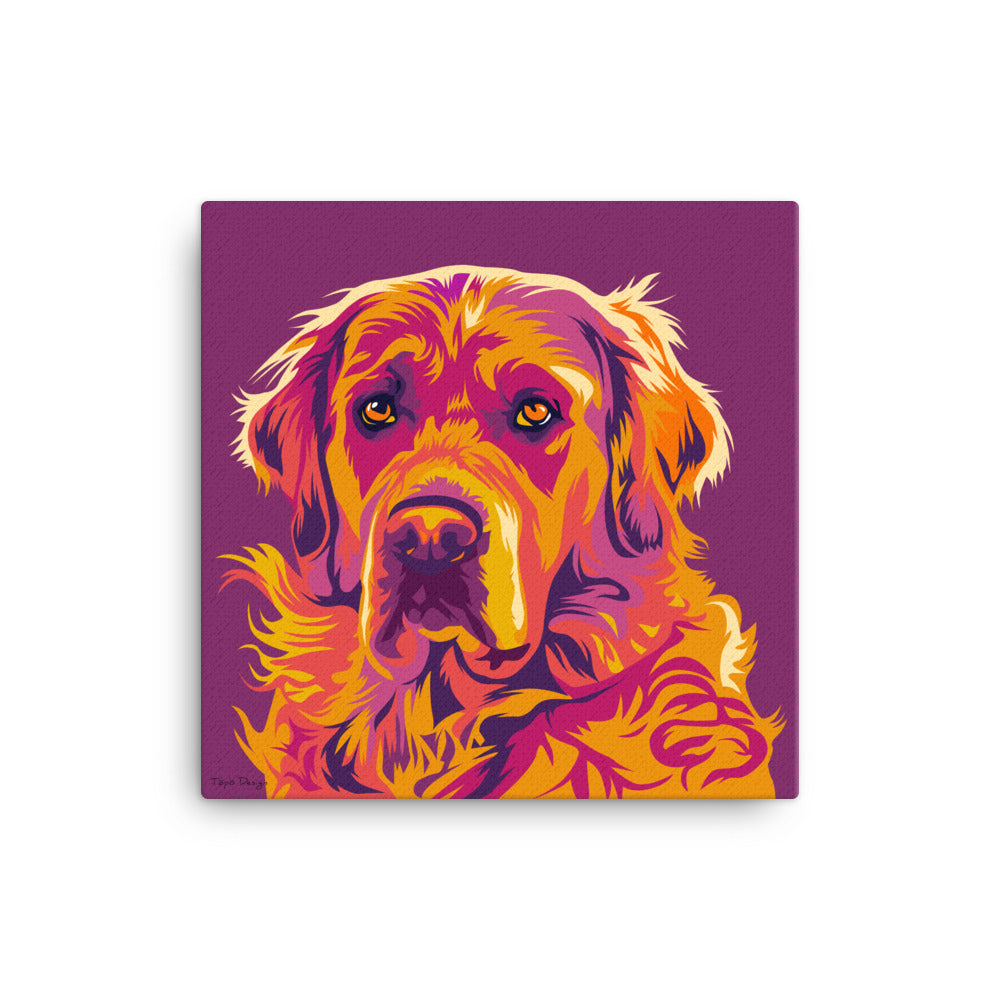 Kultainennoutaja Canvas-taulu, Pop Art