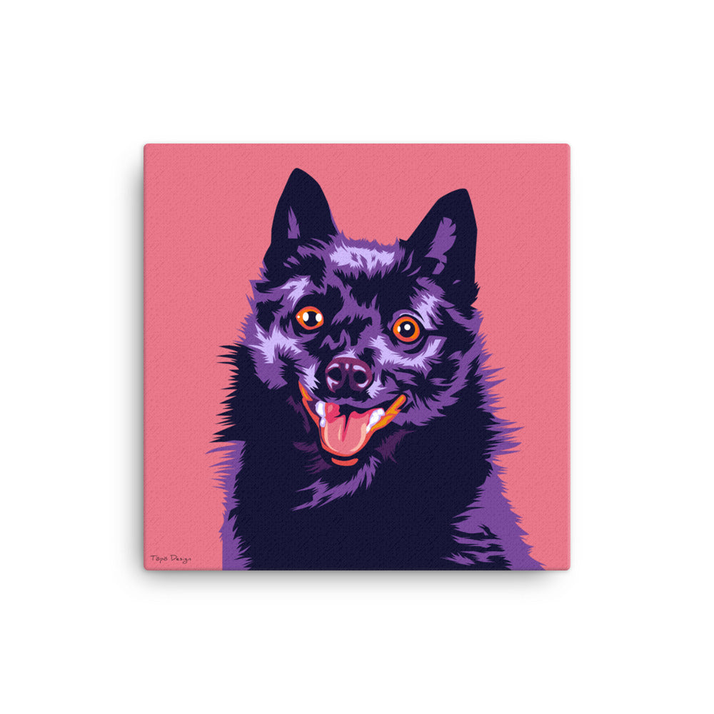 Schipperke Canvas-taulu, Pop Art