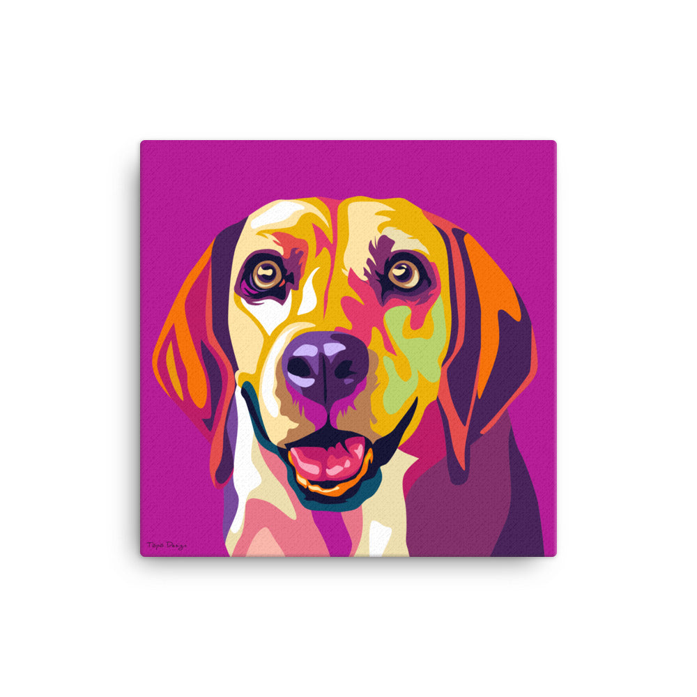 Beagle Canvas-taulu, Pop Art