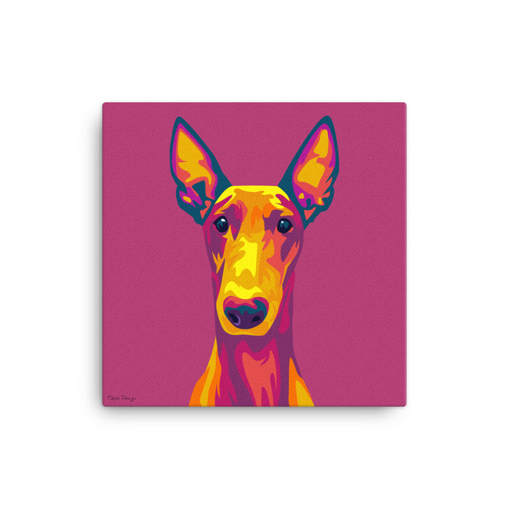Faaraokoira Canvas-taulu, Pop Art