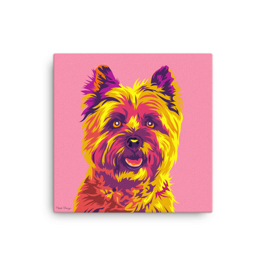 Cairnterrieri Canvas-taulu, Pop Art
