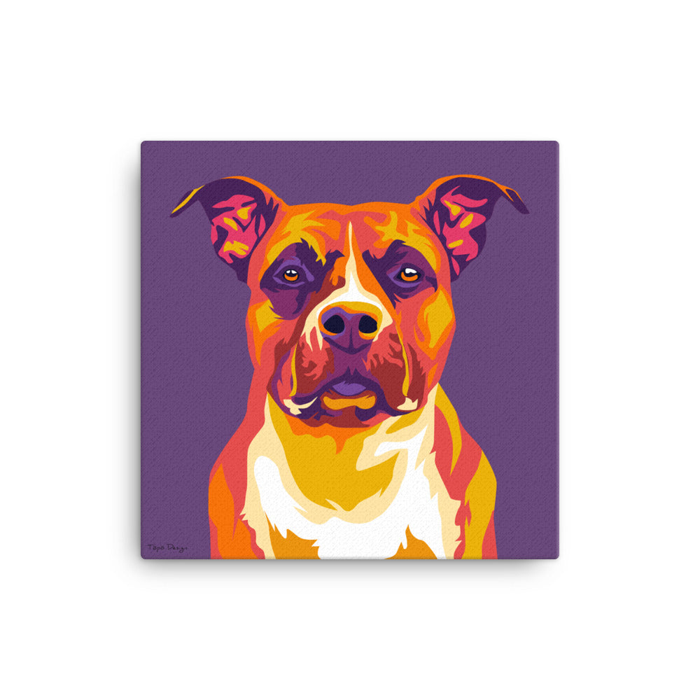Amstaffi Canvas-taulu, Pop Art